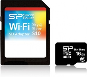 Obrzok Silicon Power microSDHC WiFi - SP016GBWSAS10HAK