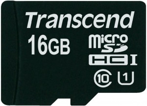 Obrzok Transcend Micro SDHC karta - TS16GUSDCU1