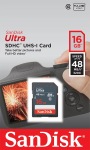 Obrzok produktu SanDisk Ultra pamov karta SDHC itanie: a 48MB / s 16GB Class 10 UHS-I
