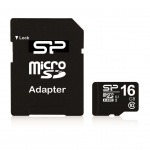 Obrzok produktu Silicon Power pamov karta Micro SDHC 16GB Class 10 +Adapter