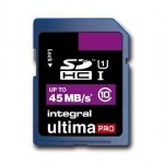 Obrzok produktu INTEGRAL UltimaPro SDHC UHS-I karta 16GB Class 10 (rchlos tanie a 45MB / s)