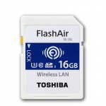 Obrzok produktu Toshiba SDHC 16GB FlashAir Wireless Wifi Card,  (Read / Write 90 / 70Mb / s)
