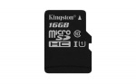 Obrzok produktu 16 GB . microSDHC karta Kingston Class 10 UHS-I (r80MB / s,  w10MB / s) bez adaptra 