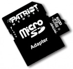 Obrzok produktu Patriot micro SDHC karta, 16GB, adaptr SD