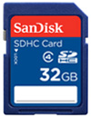Obrzok SanDisk SDHC karta 32GB - SDSDB-032G-B35