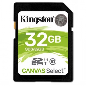Obrzok Kingston 32GB SDHC karta Canvas Select 80R CL10 UHS-I - SDS/32GB