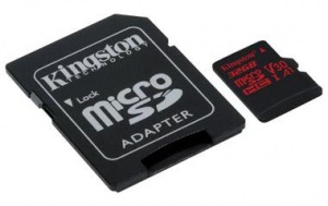 Obrzok Kingston microSDHC Canvas React 32GB 100R  - SDCR/32GB
