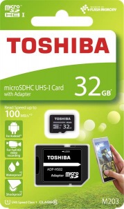 Obrzok 32 GB . microSDHC karta Toshiba Class 10 UHS  - THN-M203K0320EA