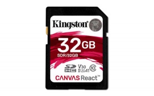 Obrzok 32 GB . SDXC karta Kingston . Class 10 UHS-I U3 V30 A1 ( r100MB  - SDR/32GB