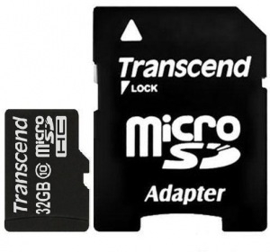 Obrzok Transcend Micro SDHC karta 32GB - TS32GUSDHC10