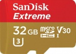 Obrzok produktu SANDISK EXTREME microSDHC 32GB 100 / 60 MB / s A1 C10 V30 UHS-I U3 - GoPro
