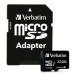 Obrzok produktu Verbatim MicroSDHC 32GB Class10 s adaptrom
