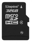 Obrzok produktu Kingston Micro SDHC karta 32GB Class 4