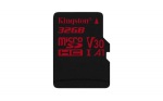 Obrzok produktu 32 GB . microSDXC karta Kingston Class U3 UHS-I V30 A1 (r100MB / s,  w80MB / s) bez adapt