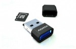 Obrázok produktu ADATA microSDHC, Class 4, pamäťová karta 32GB + USB čítačka, čierna