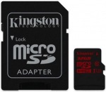 Obrzok produktu Kingston microSDHC, UHS-I U3, Class10, pamov karta 32GB (90 MB/s, 80 MB/s) + SD adaptr