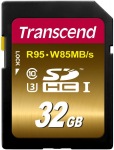 Obrzok produktu Transcend SDHC, Class10 UHS-I, U3, pamov karta 32GB 