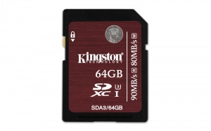 Obrzok 64GB SDXC Kingston U3 90R  - SDA3/64GB