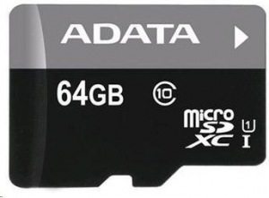 Obrzok A-data microSDXC 64 GB - AUSDX64GUICL10-RM3BKBL