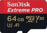 Obrzok produktu SANDISK EXTREME PRO microSDXC 64GB 100 / 90 MB / s A1 C10 V30 UHS-I