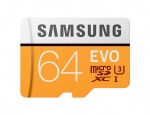 Obrzok produktu Samsung pamov karta EVO microSDXC 64GB CL10,  tanie / zpis (95 / 20MB / s)