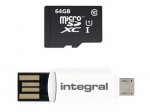 Obrzok produktu INTEGRAL Smartphone&Tablet microSDHC / XC Class 10 UHS-I 64GB Up To 90MB / s