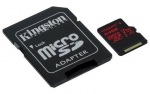 Obrzok produktu Kingston microSDXC Canvas React 64GB 100R / 80W U3 UHS-I V30 A1 Card + SD Adptr
