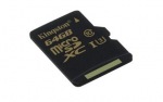 Obrzok produktu Kingston MicroSDHC karta 64GB Class U3 UHS-I (tanie / zpis;90 / 45MB / s)