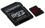 Obrzok produktu 64 GB . microSDXC karta Kingston Class U3 UHS-I + adapter (90R / 80W)