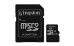 Obrzok produktu 64 GB . microSDXC karta Kingston Class 10 UHS-I (r45MB / s,  w10MB / s) + adaptr 