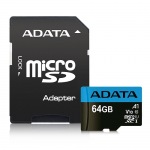 Obrzok produktu 64 GB . microSDHC / SDXC UHS-I karta ADATA Premier class 10 Ultra High Speed + adapter