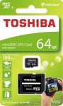 Obrzok produktu 64 GB . microSDHC karta Toshiba Class 10 UHS + adaptr 
