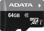 Obrzok produktu ADATA MicroSDXC Premier USH-I Class 10, karta 64GB