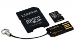 Obrzok produktu Kingston Mobility Kit, Class 10 UHS-I, pamov karta 64GB, microSDXC + USB taka + adap