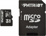 Obrzok produktu Patriot micro SDXC karta, 64GB, UHS-I