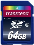 Obrzok produktu Transcend SDXC karta, 64GB