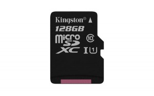 Obrzok 128 GB . microSDXC karta Kingston Class 10 UHS-I (r80MB  - SDCS/128GBSP