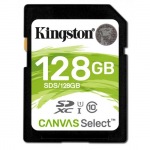 Obrzok produktu Kingston 128GB SDXC karta Canvas Select 80R CL10 UHS-I