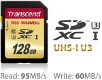 Obrzok produktu Transcend SDXC, Class10 UHS-I U3, pamov karta 128GB 