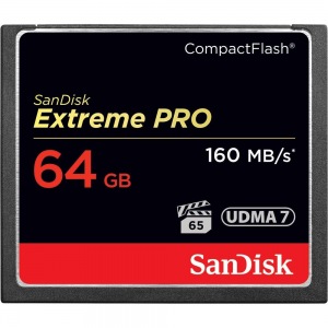 Obrzok SanDisk Extreme Pro Compact Flash pamov karta 64GB (rchlos a 160MB  - SDCFXPS-064G-X46