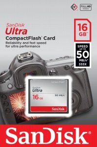 Obrzok SanDisk CompactFlash Ultra - SDCFHS-016G-G46