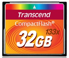 Obrzok Transcend CompactFlash 133x - TS32GCF133