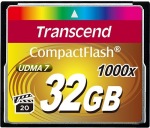 Obrzok produktu Transcend CompactFlash Ultimate 1000X, pamov karta 32GB