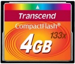 Obrzok produktu Transcend CompactFlash 133x, pamov karta 4GB 