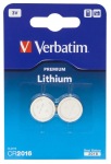 Obrzok produktu Verbatim Ltiov batria CR2016 3V 2-Pack