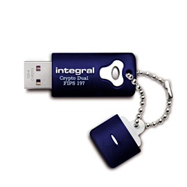 Obrzok INTEGRAL Crypto Dual 4GB USB 2.0 flashdisk - INFD4GCRYPTODL197