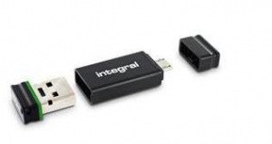 Obrzok INTEGRAL Fusion 4GB USB 2.0 flashdisk  - INFD4GBFUSWHOTGAD