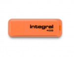 Obrázok produktu INTEGRAL Drive Neon 4GB USB 2.0 flashdisk,  oranžový