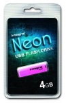 Obrzok produktu INTEGRAL Drive Neon 4GB USB 2.0 flashdisk,  ruov