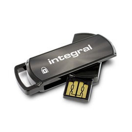 Obrzok INTEGRAL Secure 360 8GB USB 2.0 flashdisk - INFD8GB360SECV2